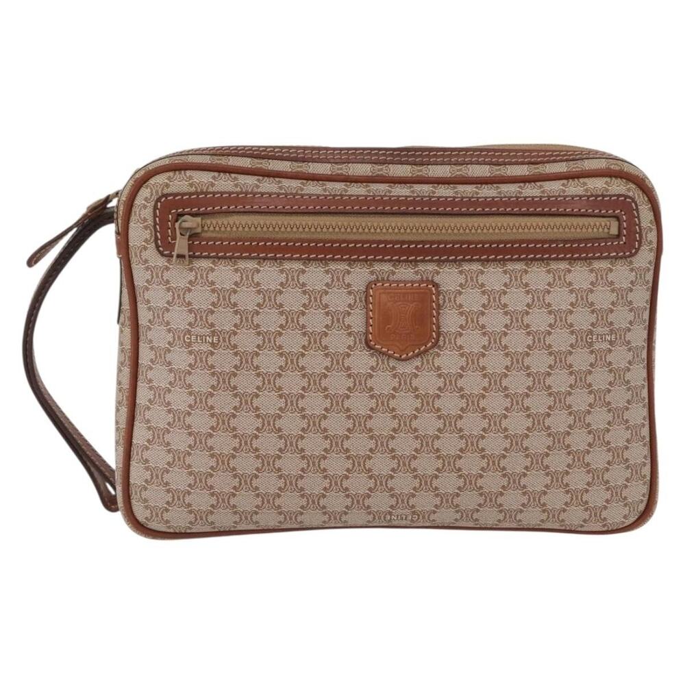 Celine Macadam Clutch Bag Beige
